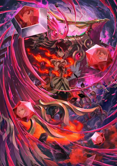 Official promotional poster for Battle Spirits [Re] Zekkai No Ku