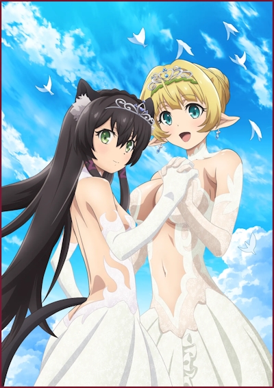 Official promotional poster for Isekai Maou to Shoukan Shoujo no Dorei Majutsu ULT