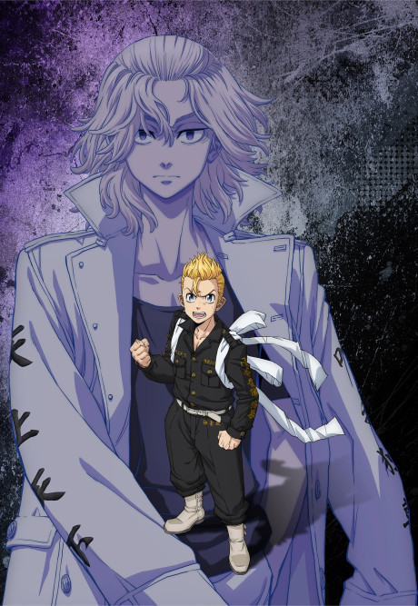 Official promotional poster for Tokyo Revengers: Santen Sensou-hen